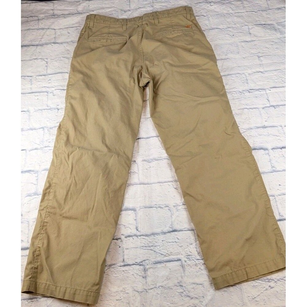Dockers Men Pants Classic Fit Beige Lightweight Flat Front 34 X 29 Side Pocket - Picture 7 of 8